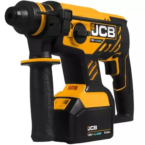 JCB Fúró- vésőgép 18BLRH-5X-E-BOXX, akkumulátorral, töltővel és kofferrel